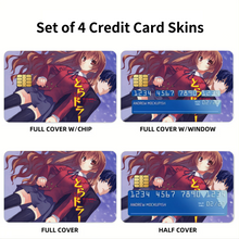 Load image into Gallery viewer, Anime Toradora! Credit Card Skins (4-in-1 Pack)