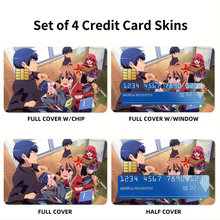 Load image into Gallery viewer, Anime Toradora! Credit Card Skins (4-in-1 Pack)