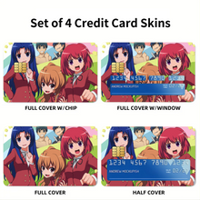 Load image into Gallery viewer, Anime Toradora! Credit Card Skins (4-in-1 Pack)