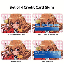 Load image into Gallery viewer, Anime Toradora! Credit Card Skins (4-in-1 Pack)