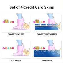 Load image into Gallery viewer, Anime Toradora! Credit Card Skins (4-in-1 Pack)
