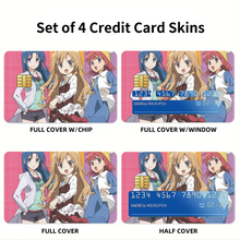 Load image into Gallery viewer, Anime Toradora! Credit Card Skins (4-in-1 Pack)
