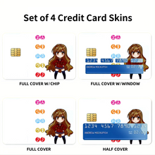 Load image into Gallery viewer, Anime Toradora! Credit Card Skins (4-in-1 Pack)