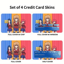 Load image into Gallery viewer, Anime Toradora! Credit Card Skins (4-in-1 Pack)
