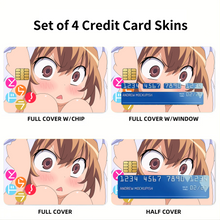 Load image into Gallery viewer, Anime Toradora! Credit Card Skins (4-in-1 Pack)
