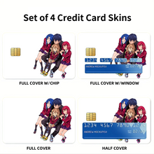 Load image into Gallery viewer, Anime Toradora! Credit Card Skins (4-in-1 Pack)