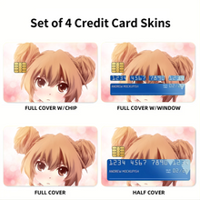 Load image into Gallery viewer, Anime Toradora! Credit Card Skins (4-in-1 Pack)