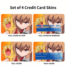 Load image into Gallery viewer, Anime Toradora!r Credit Card Skins (4-in-1 Pack)
