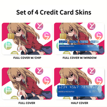 Load image into Gallery viewer, Anime Toradora!r Credit Card Skins (4-in-1 Pack)