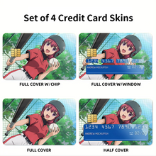 Load image into Gallery viewer, Anime Toradora!r Credit Card Skins (4-in-1 Pack)