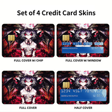 Load image into Gallery viewer, Anime Touhou Credit Card Skins (4-in-1 Pack)