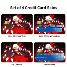 Load image into Gallery viewer, Anime Touhou Credit Card Skins (4-in-1 Pack)