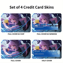 Load image into Gallery viewer, Anime Touhou Credit Card Skins (4-in-1 Pack)
