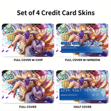 Load image into Gallery viewer, Anime Touhou Credit Card Skins (4-in-1 Pack)