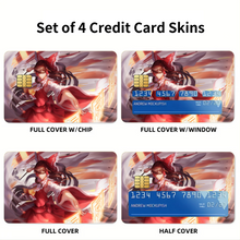 Load image into Gallery viewer, Anime Touhou Credit Card Skins (4-in-1 Pack)