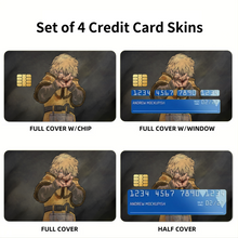 Load image into Gallery viewer, Anime Vinland Saga Credit Card Skins (4-in-1 Pack)