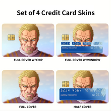 Load image into Gallery viewer, Anime Vinland Saga Credit Card Skins (4-in-1 Pack)
