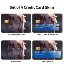 Load image into Gallery viewer, Anime Violet Evergarden Credit Card Skins (4-in-1 Pack)