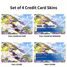 Load image into Gallery viewer, Anime Violet Evergarden Credit Card Skins (4-in-1 Pack)