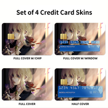 Load image into Gallery viewer, Anime Violet Evergarden Credit Card Skins (4-in-1 Pack)