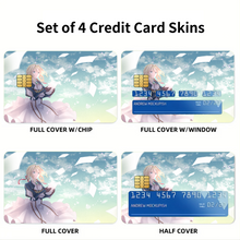 Load image into Gallery viewer, Anime Violet Evergardenr Credit Card Skins (4-in-1 Pack)
