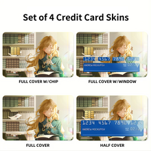 Load image into Gallery viewer, Anime Violet Evergardenr Credit Card Skins (4-in-1 Pack)