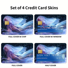 Load image into Gallery viewer, Anime Winter Bride Credit Card Skins (4-in-1 Pack)