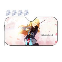 Load image into Gallery viewer, Anime Your Lie in April Car Sunshade