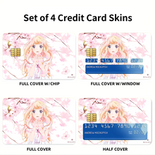 Load image into Gallery viewer, Anime Your Lie in April Credit Card Skins (4-in-1 Pack)
