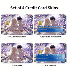 Load image into Gallery viewer, Anime Your Lie in April Credit Card Skins (4-in-1 Pack)