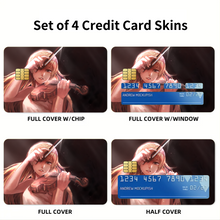 Load image into Gallery viewer, Anime Your Lie in April Credit Card Skins (4-in-1 Pack)