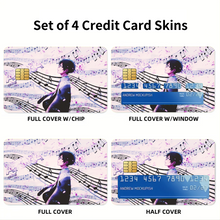 Load image into Gallery viewer, Anime Your Lie in April Credit Card Skins (4-in-1 Pack)