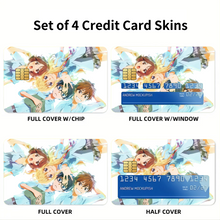 Load image into Gallery viewer, Anime Your Lie in April Credit Card Skins (4-in-1 Pack)