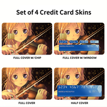 Load image into Gallery viewer, Anime Your Lie in April Credit Card Skins (4-in-1 Pack)