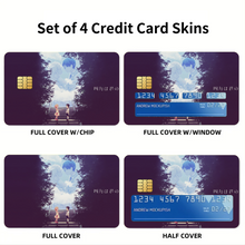 Load image into Gallery viewer, Anime Your Lie in April Credit Card Skins (4-in-1 Pack)