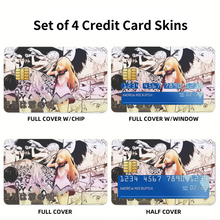 Load image into Gallery viewer, Anime Your Lie in April Credit Card Skins (4-in-1 Pack)