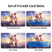 Load image into Gallery viewer, Anime Your Lie in April Credit Card Skins (4-in-1 Pack)