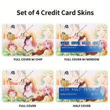 Load image into Gallery viewer, Anime Your Lie in April Credit Card Skins (4-in-1 Pack)