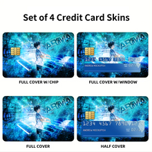 Load image into Gallery viewer, Anime Your Lie in April Credit Card Skins (4-in-1 Pack)