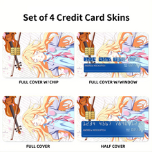 Load image into Gallery viewer, Anime Your Lie in April Credit Card Skins (4-in-1 Pack)