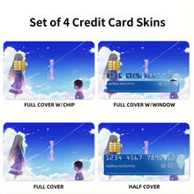 Load image into Gallery viewer, Anime Your Lie in April Credit Card Skins (4-in-1 Pack)