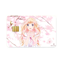 Load image into Gallery viewer, Anime Your Lie in April Credit Card Skins (4-in-1 Pack)