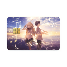 Load image into Gallery viewer, Anime Your Lie in April Credit Card Skins (4-in-1 Pack)