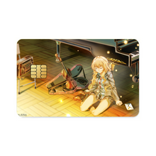 Load image into Gallery viewer, Anime Your Lie in April Credit Card Skins (4-in-1 Pack)