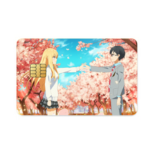 Load image into Gallery viewer, Anime Your Lie in April Credit Card Skins (4-in-1 Pack)