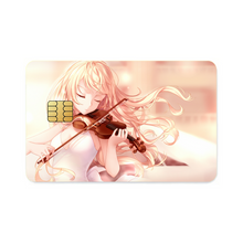 Load image into Gallery viewer, Anime Your Lie in April Credit Card Skins (4-in-1 Pack)