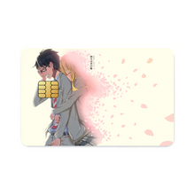 Load image into Gallery viewer, Anime Your Lie in April Credit Card Skins (4-in-1 Pack)