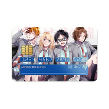 Load image into Gallery viewer, Anime Your Lie in April Credit Card Skins (4-in-1 Pack)