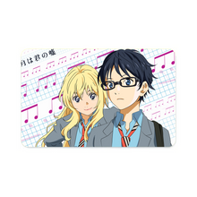 Load image into Gallery viewer, Anime Your Lie in April Credit Card Skins (4-in-1 Pack)