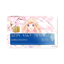 Load image into Gallery viewer, Anime Your Lie in April Credit Card Skins (4-in-1 Pack)
